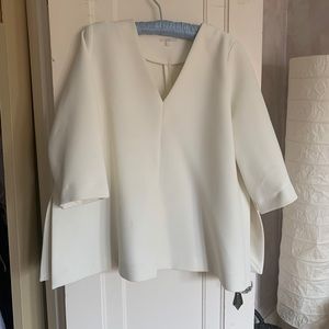 Heavy weight crêpe top